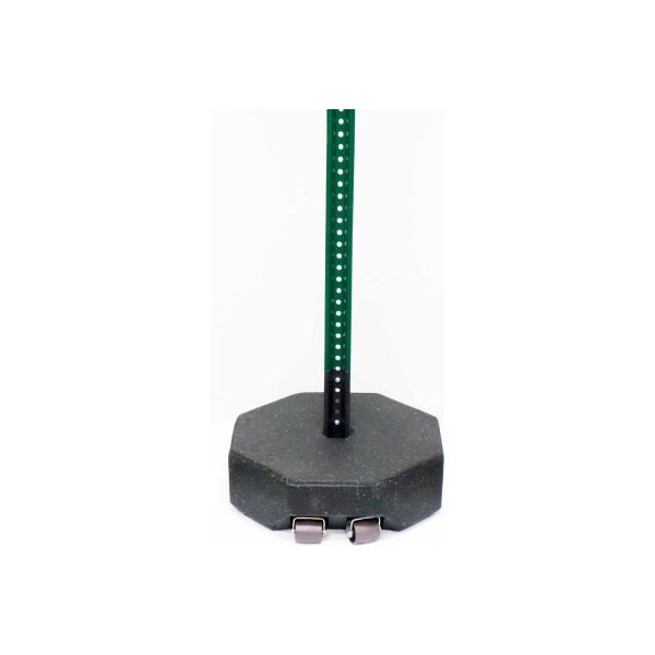 Tire Conversion Technologies TCT Octagon Sign Base 60 Lbs, W/ Wheels & U-Channel Adaptor / 6' U-Channel Post SB-60-W-U-6 - main